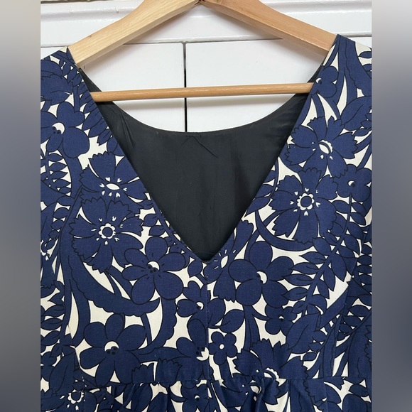 Zara Blue A-Line Dress - Picture 5 of 15